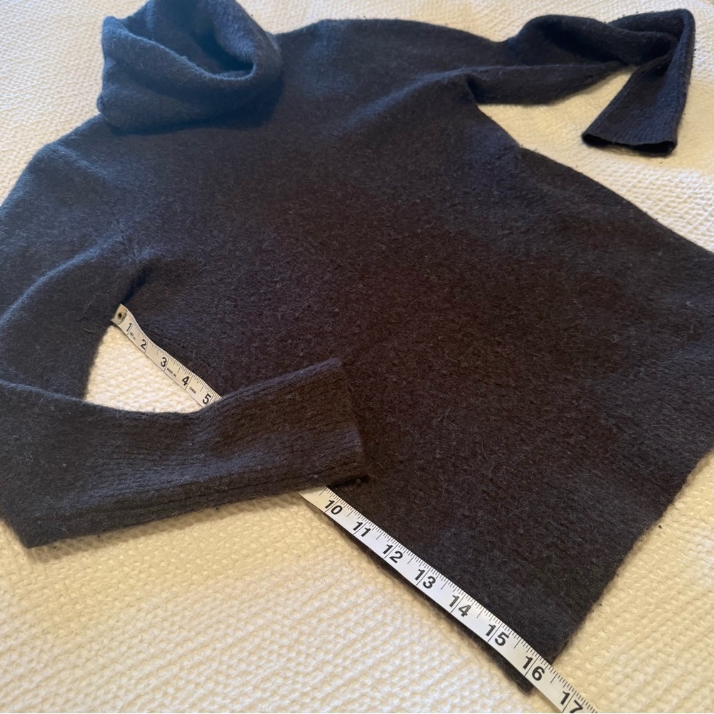 J. Crew | Black Turtleneck Wool Blend Sweater | Size Small - Picture 4 of 5